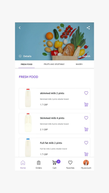 Bee Delivery - Aplicatie Android si iOS pentru livrare comenzi supermarket